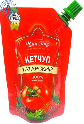 Tsin Kaz tomato ketchup, tatar, 150 g