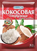 Omega coconut flakes, 50 g
