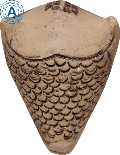 Altyn Adam whistle made of clay, owl photo 2