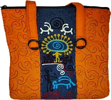 Altyn Adam bag made of felt, orange