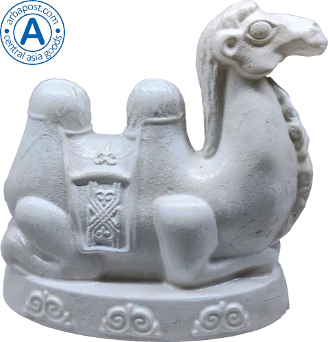 Altyn Adam figure made of clay, two-humped camel photo 2