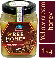 Bee Honey yellow cream honey, 1000 g