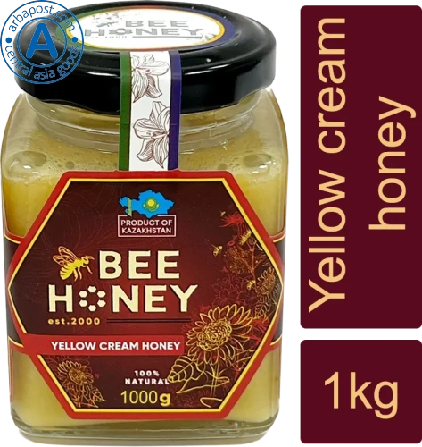 Bee Honey yellow cream honey, 1000 g