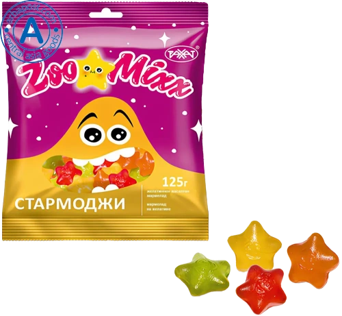 Rakhat chewing marmalade, starmodzhi, 125 g