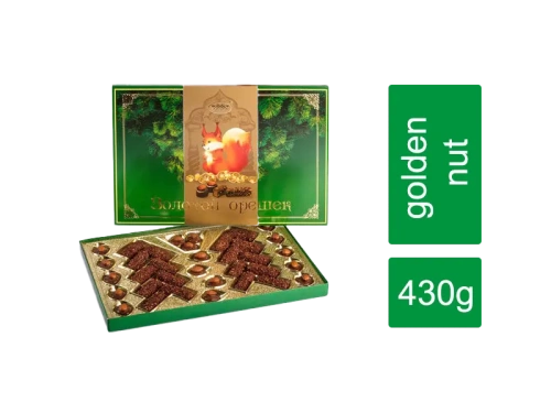 Rakhat chocolate set, golden nut, 430 g