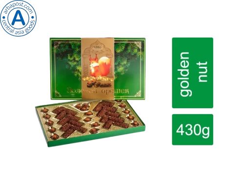 Rakhat chocolate set, golden nut, 430 g