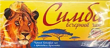 Simba black tea with bergamot, 25 bags