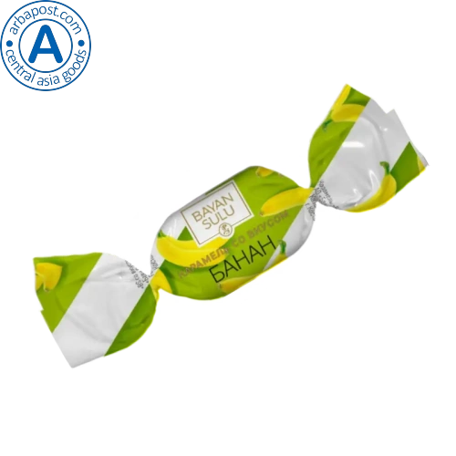 Bayan Sulu caramel candies, banana