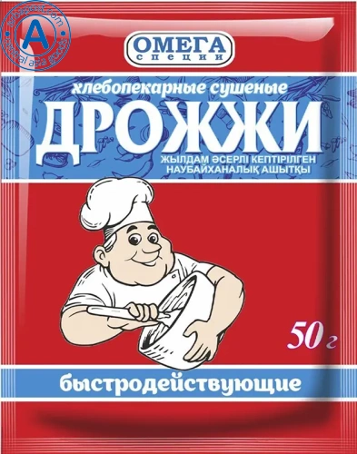 Omega baking yeast, 50 g