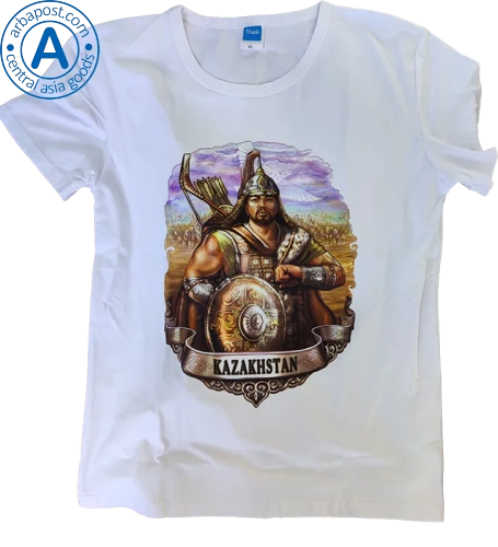 Track t-shirt, Kazakhstan, man on horse