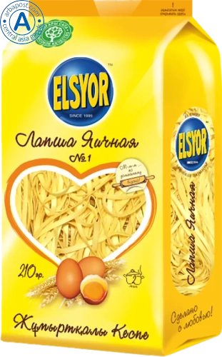 Elsyor egg noodles no. 1, 210 g