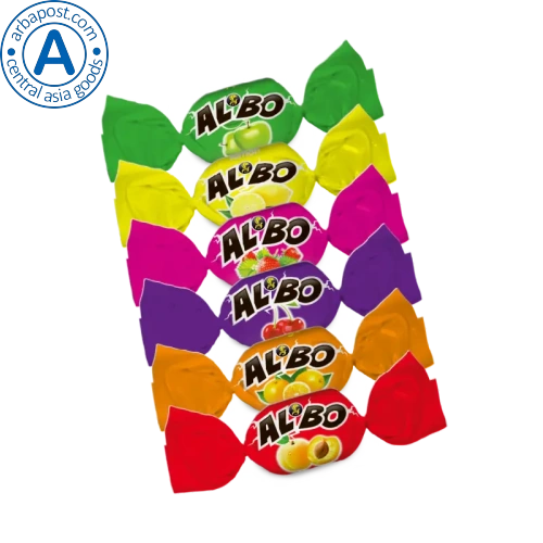 Bayan Sulu caramel candies, Albo Fruits