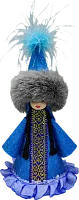 Altyn Adam doll, girl, blue, small