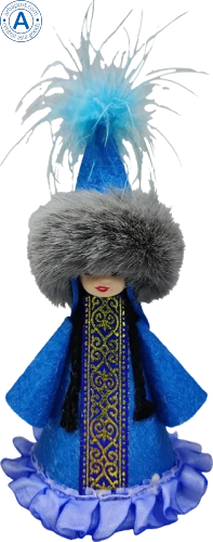 Altyn Adam doll, girl, blue, small