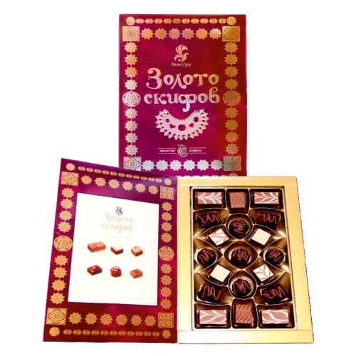 Bayan Sulu chocolate set, Scythian gold, 253 g