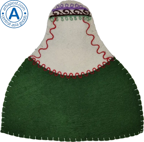 Altyn Adam teapot warmer, girl, green photo 3