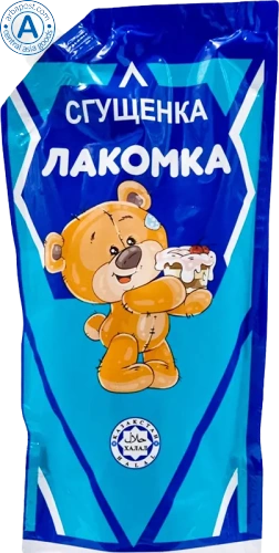 Lakomka condensed milk with sugar, 460 g