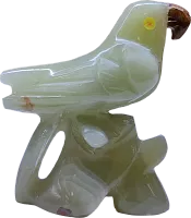 Altyn Adam figure made of onyx, yellow bird