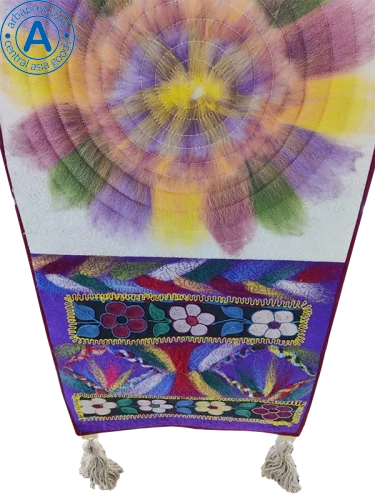 Altyn Adam picture made of felt, mono, flowers photo 4