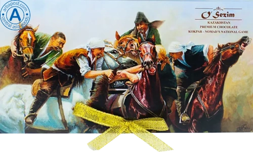 O'Sezim Kazakhstan premium chocolate bar, kokpar, 100 g O'Sezim Kazakhstan premium chocolate bar, kokpar, 100 g
