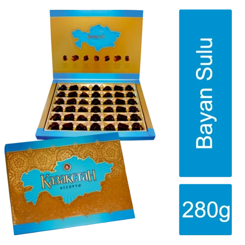 Bayan Sulu chocolate set, Kazakhstan, 280 g