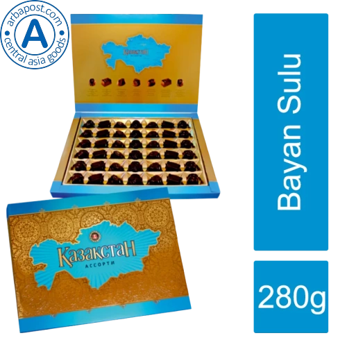 Bayan Sulu chocolate set, Kazakhstan, 280 g