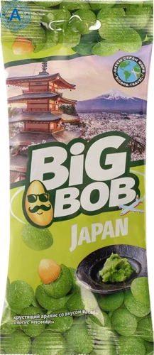Big Bob Japan peanuts with wasabi flavor, 50 g
