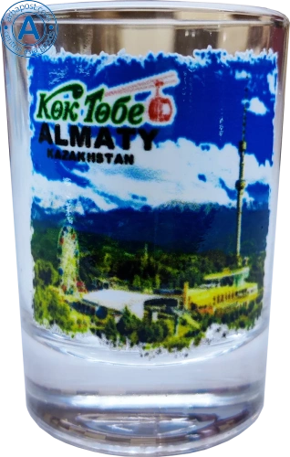 Altyn Adam shot glass, Kok Tobe