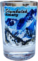 Altyn Adam shot glass, Shymbulak