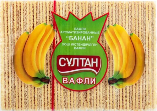 Sultan wafers, banana, 400 g