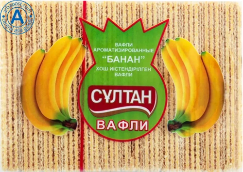 Sultan wafers, banana, 400 g