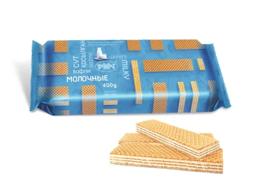 Rakhat wafers, cream, 400 g