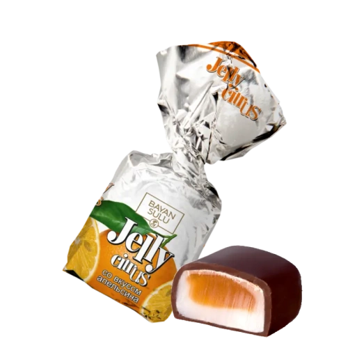 Bayan Sulu Jelly Citrus candies, orange