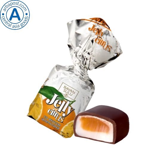 Bayan Sulu Jelly Citrus candies, orange