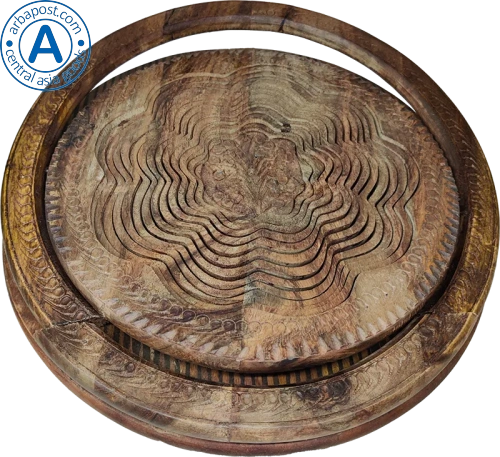 Altyn Adam tray made of wood, folding photo 3