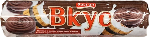 Sultan cookies with cream and chocolate filling, 80 g