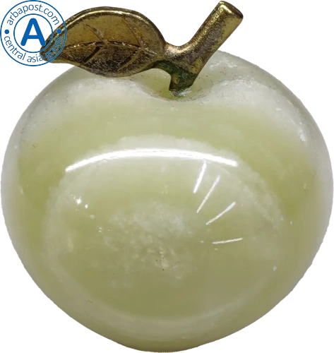 Altyn Adam apple made of onyx, white, small