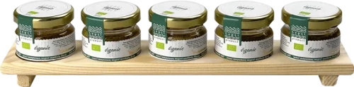 Lepsi organic honey, set 5 jars, 140 g