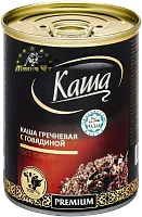 Merke Et buckwheat porridge with beef, 340 g