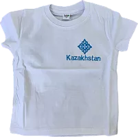 Khan t-shirt for kid, Kazakhstan, white