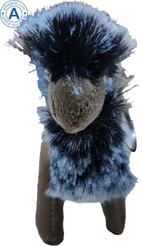 Zhibek Zholy camel made of velveteen, brown-black photo 3