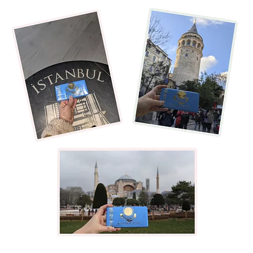 Kazakhstan chocolate bar in Istanbul