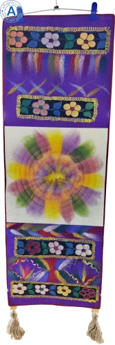Altyn Adam picture made of felt, mono, flowers
