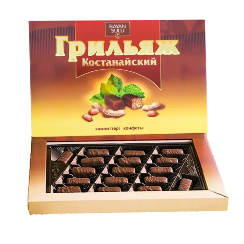 Bayan Sulu chocolate set, grillage, 215 g