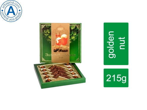 Rakhat chocolate set, golden nut, 215 g