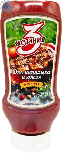 3 zhelaniya tomato ketchup, for BBQ and grill, 530 g