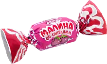Rakhat caramel candies, raspberry and cream