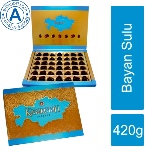 Bayan Sulu chocolate set, Kazakhstan, 420 g