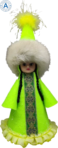 Altyn Adam doll, girl, green, big