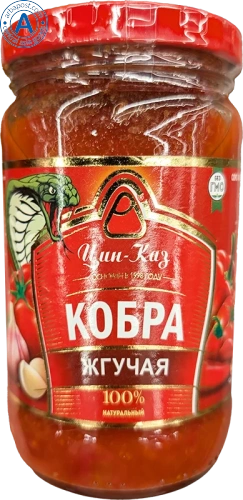 Tsin Kaz Cobra hot sauce, 345 g